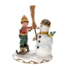 Hubrig, figurines pour enfant Village De Noël Miniature, Et Bonhomme De Neige