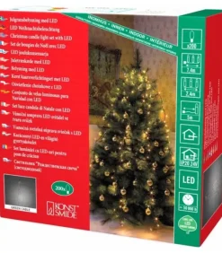 Konstsmide, guirlandes lumineuses de Noël Voile Guirlande Pour Sapin De Noël, 200 Diodes Led