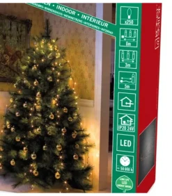 Konstsmide, guirlandes lumineuses de Noël Voile Guirlande Pour Sapin De Noël, 250 Diodes Led